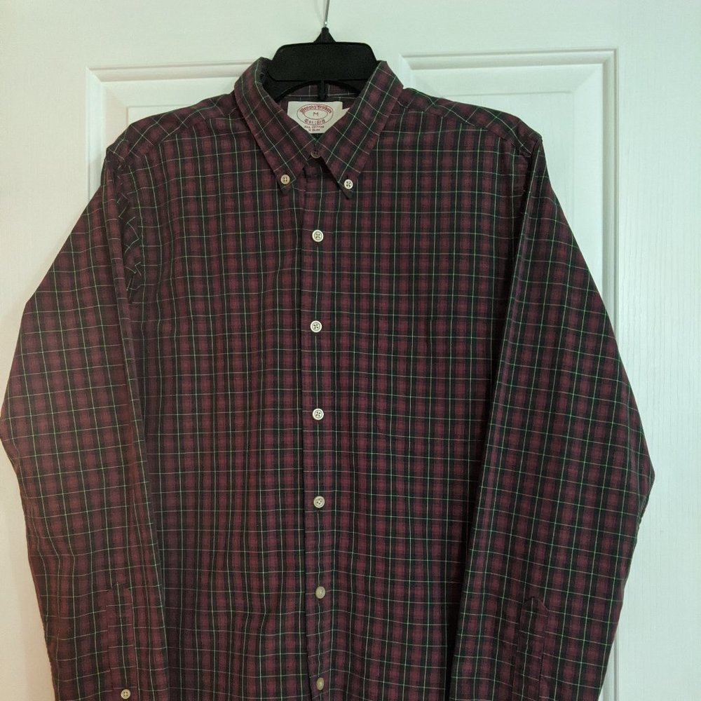 Brooks Brothers lng slvAll Cotton X Slim Buttondwn